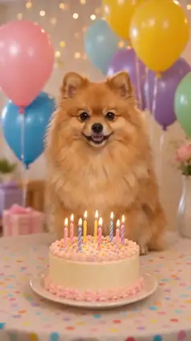 A pet wishing someone a happy birthday